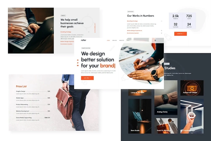Roller – Creative Portfolio & Agency Elementor Template Kit 1.0.0