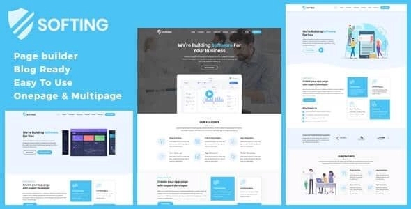 Softing – WordPress Software Landing Page Theme 1.4.2