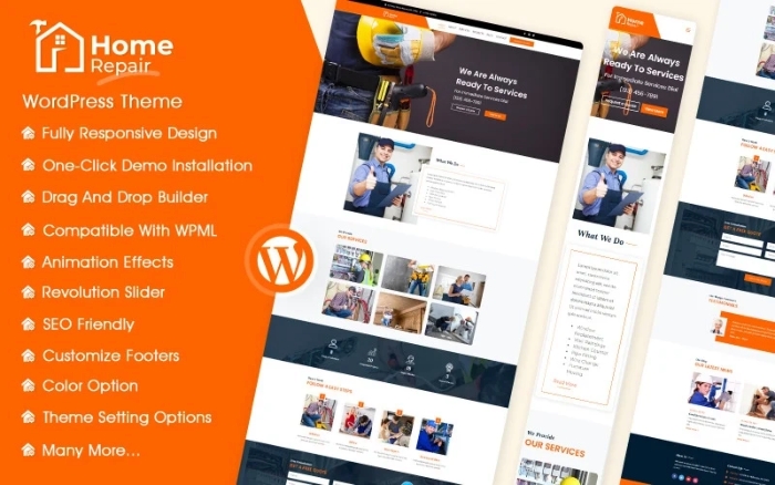Home Repair Services WordPress Theme 1.0.0