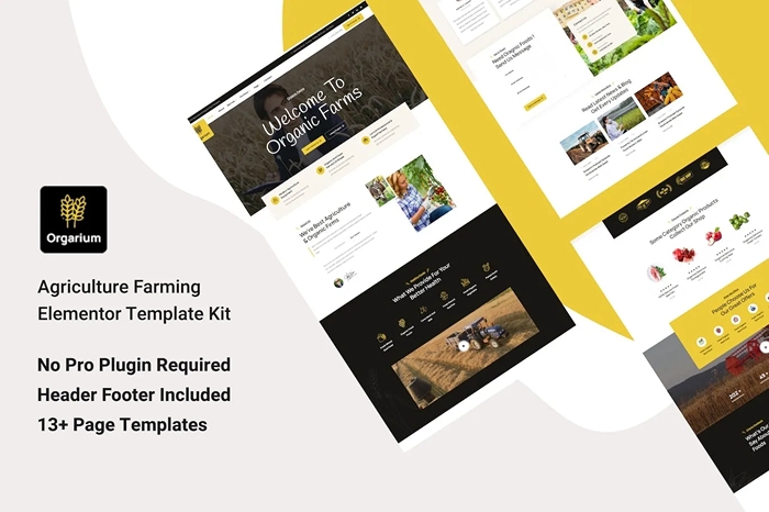 Orgarium – Agriculture Organic Farming Template Kit 1.0.0