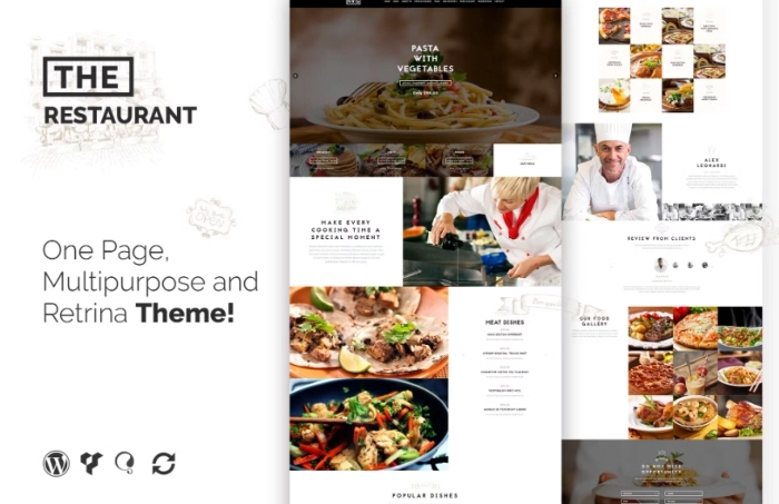 The Restaurant Restauranteur and Catering WP Theme 1.4.1