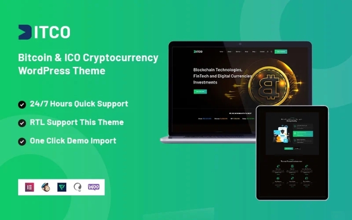 Bitco – Bitcoin And ICO Cryptocurrency Responsive 1.0.0