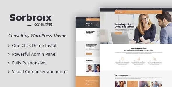 Sorbroix : Business Consulting WordPress Theme 1.0