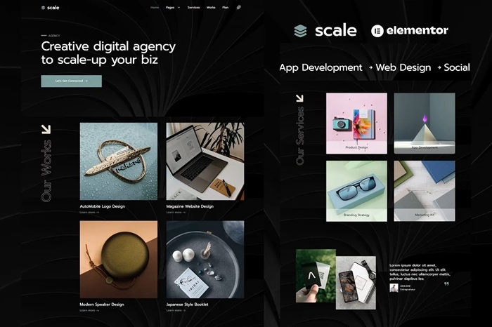Scale – Creative Agency Elementor Template Kit 1.0.0