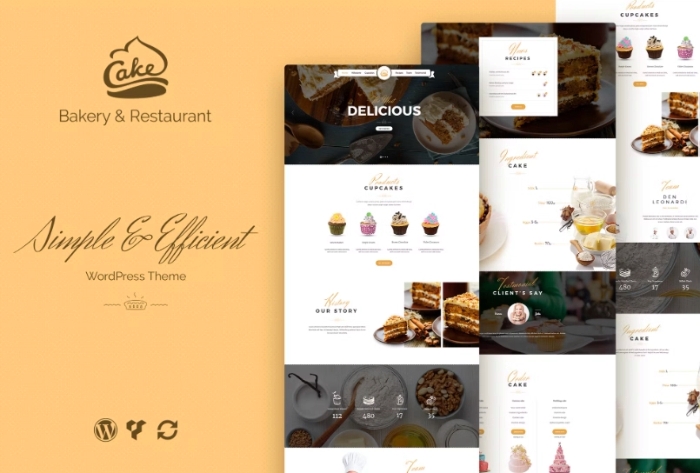 Cake – Easy Slight Bakery & Backing Theme 1.1