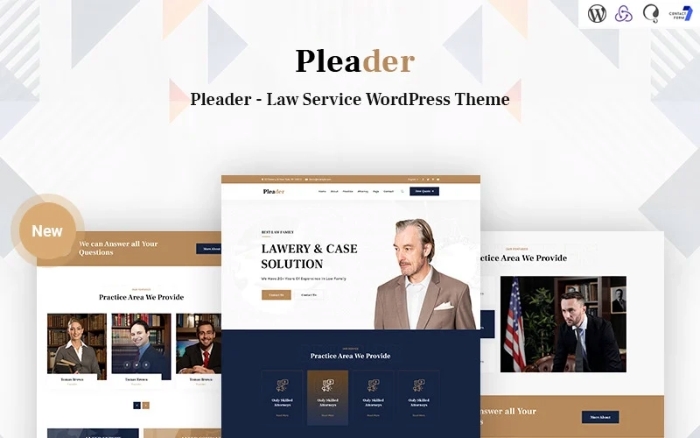 Pleader – Law Service Responsive WordPress Theme 1.0.0