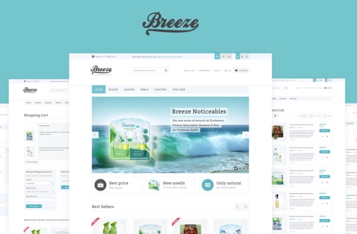 Breeze – Responsive WooCommerce Theme 1.0.1