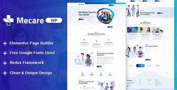 Mecare – Hospital and Health WordPress Theme 1.0