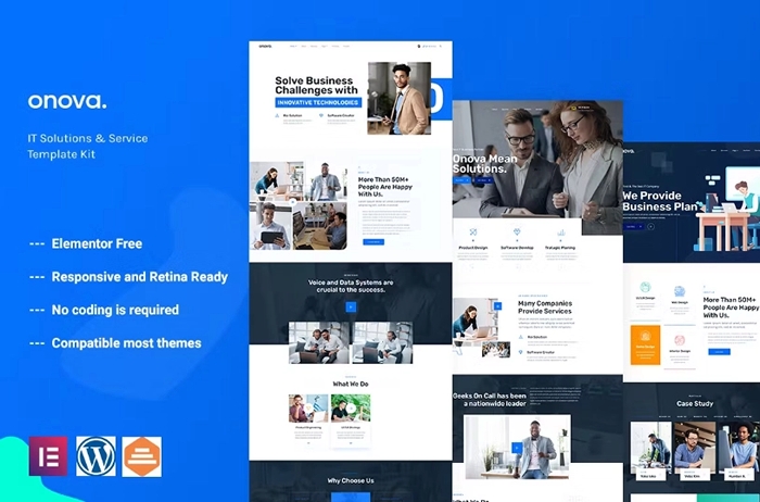 Onova – Technology IT Solutions Elementor Template Kit 1.0.0