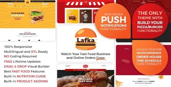 Lafka – WooCommerce Theme for Burger – Pizza & Food Delivery 4.5.3