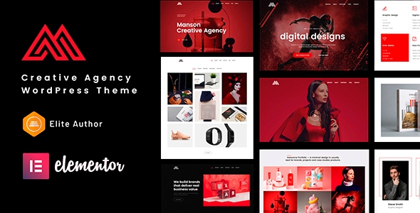 Manson – Creative Agency WordPress Theme 1.0