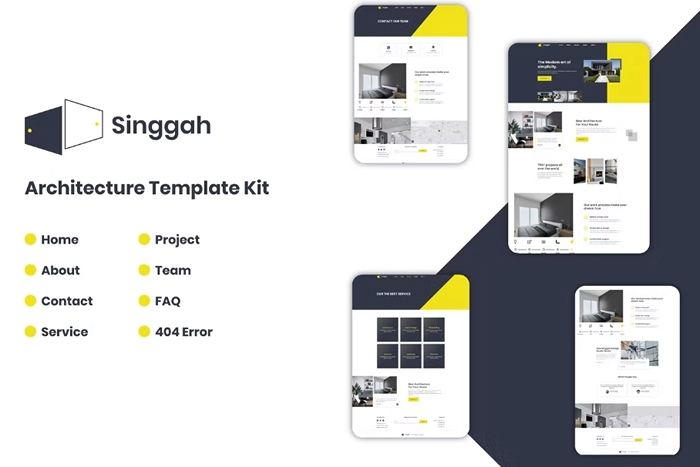 Singgah – Architecture Elementor Template Kit 1.0.0