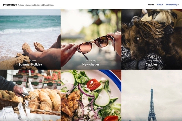 Photo Blog WordPress Theme CreativeMarket 1.1.0