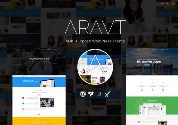Aravt – Creative MultiPurpose WordPress Theme 1.4
