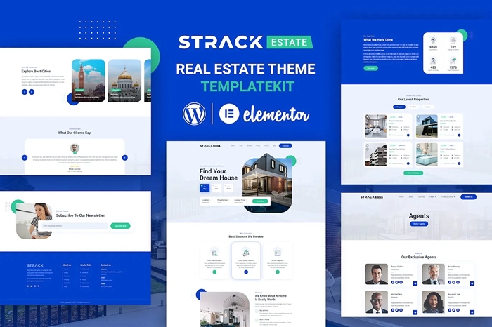 STRACK Estate – Realty Elementor Template Kit 1.0.0