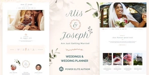 Alis – Wedding Planner WordPress Theme 13.3