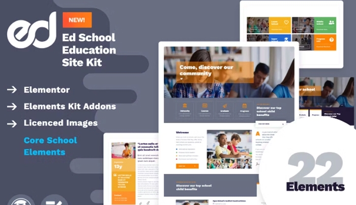EdSchool – Education Template Kit 1.0.0