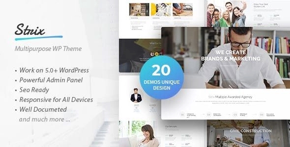 Strix – Multipurpose Business & Agency 1.0.3
