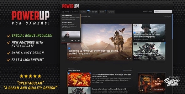 PowerUp - Video Game Theme for WordPress 1.7