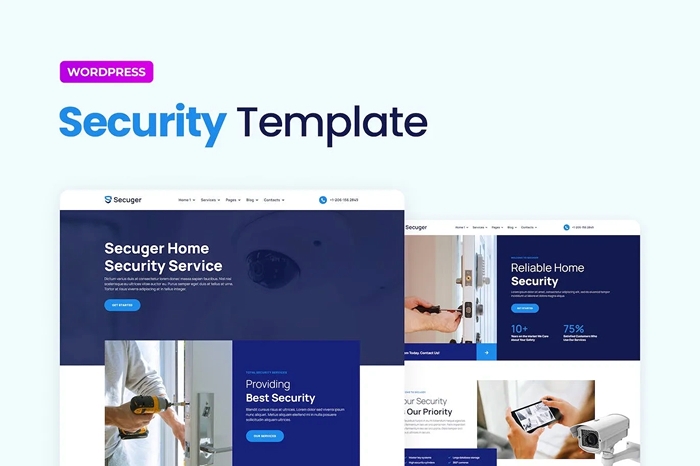 Secuger - Home Security Elementor Pro Template Kit 1.0.0