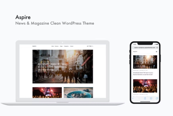 Aspire – News & Magazine Clean WP Theme 1.2.8