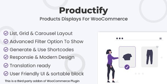 Productify – Products Displays For WooCommerce 1.0.0
