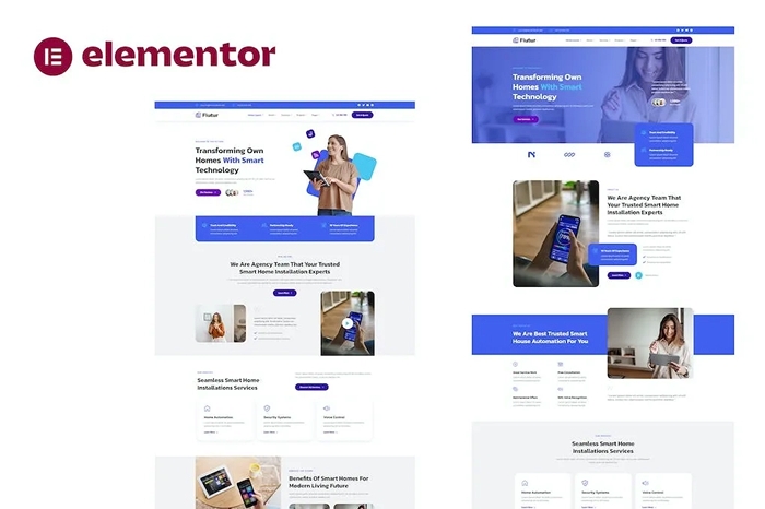 Fiutur – Smarthome Automation Services Elementor Template Kit 1.0.0