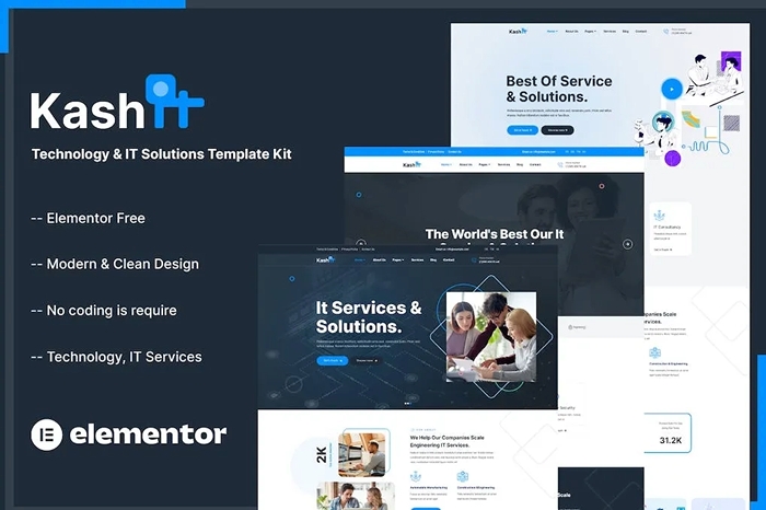 Kashit – Technology & IT Solutions Template Kit 1.0.0