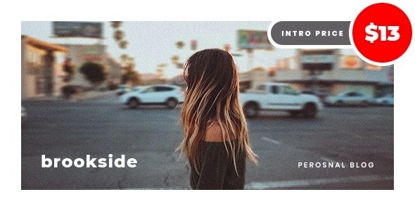 Brookside – Personal WordPress Blog Theme 1.3.2