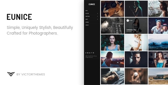 Eunice – Photography Portfolio WP Theme 1.8.1