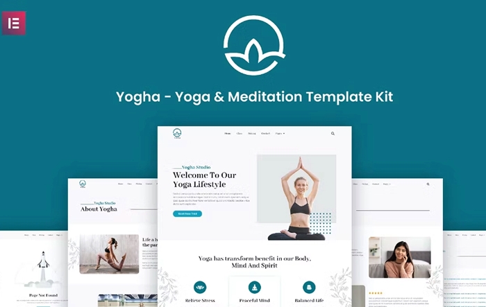 Yogha – Yoga & Meditation Elementor Template Kit 1.0.0