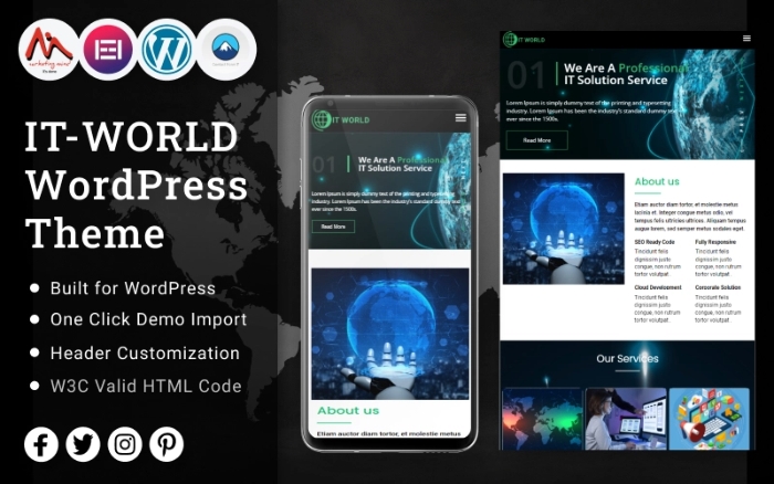 IT – World WordPress Theme 1.00