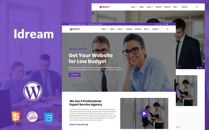 Idream Multipurpose WordPress Theme 1.3.0