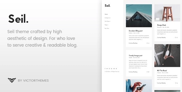 Seil – A Responsive WordPress Blog Theme 1.5