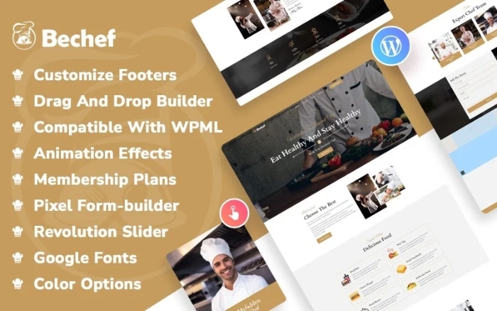 Bechef β Theme for Food Recipe Bloggers & Chefs 1.0.0