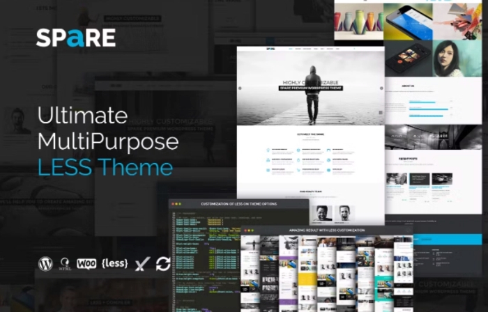 Spare – Ultimate MultiPurpose LESS Theme 1.7