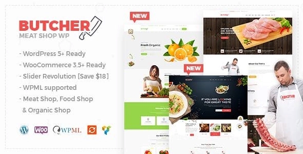 Butcher – Meat Shop WooCommerce WordPress Theme 2.34