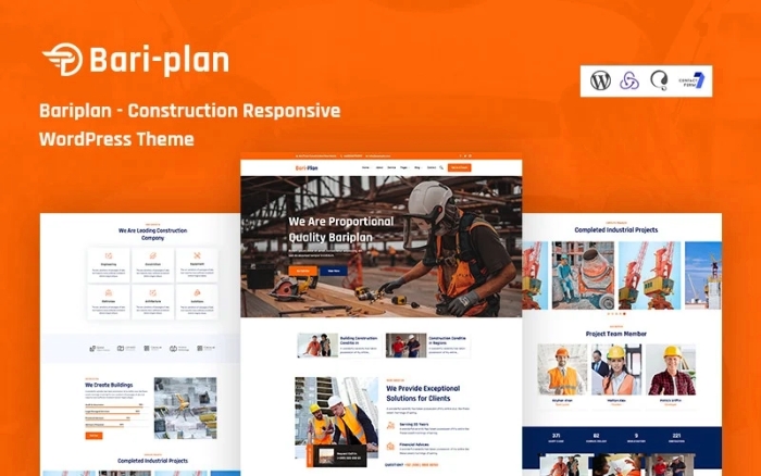 Bariplan – Construction Responsive WP Theme 1.0.0