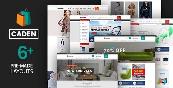 Caden – Mega Store Responsive WordPress Theme 1.4.2