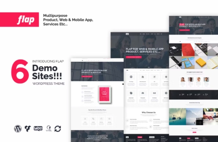 FLAP – Corporate Business WordPress Theme 1.5