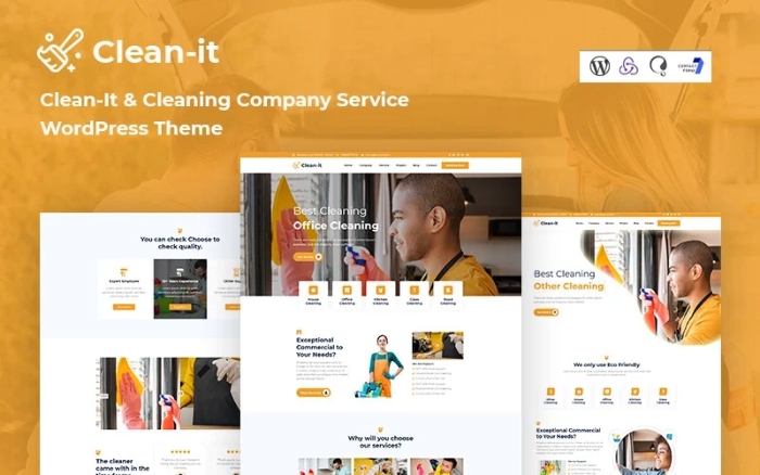 Cleanit Cleaning Company Service Responsive WP Theme 1.0.0