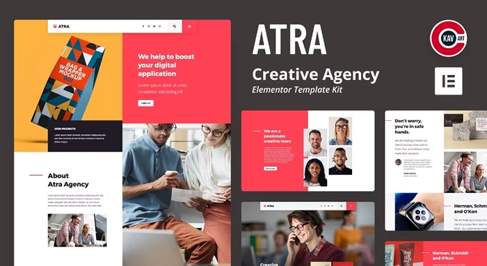 Atra – Creative Agency Elementor Template Kit 1.0.0