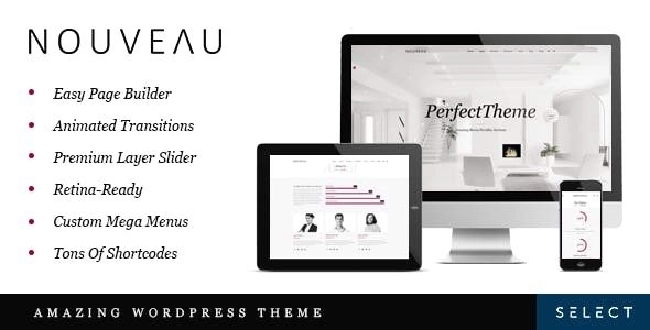 Nouveau β Multipurpose WordPress Theme 4.0