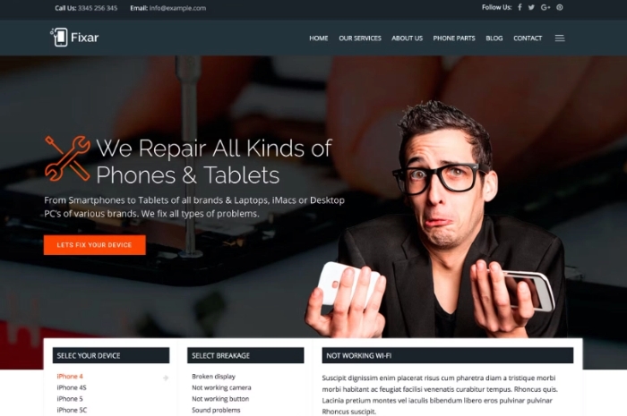 Fixar - Phone & Computer Repair Theme 1.4