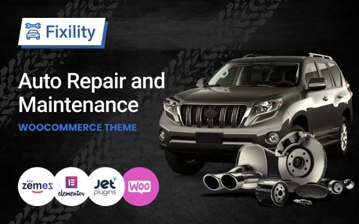 Fixility – Auto Tuning WordPress Car Repair Services 1.0.0