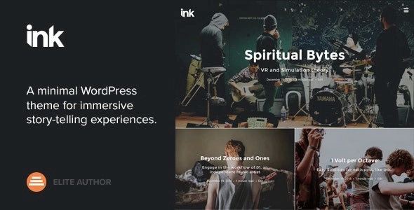Ink – A WordPress Blogging theme to tell Stories 2.3.4