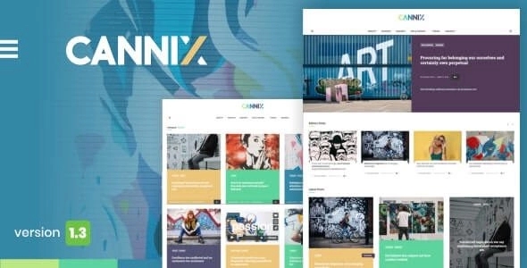 Cannix - A Vibrant WordPress Theme for Creative Bloggers 1.3.2