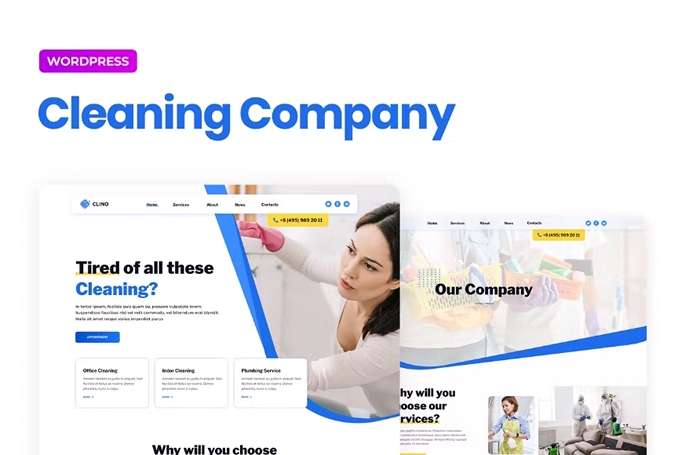 Clino – Cleaning Business Elementor Template Kit 1.0.0