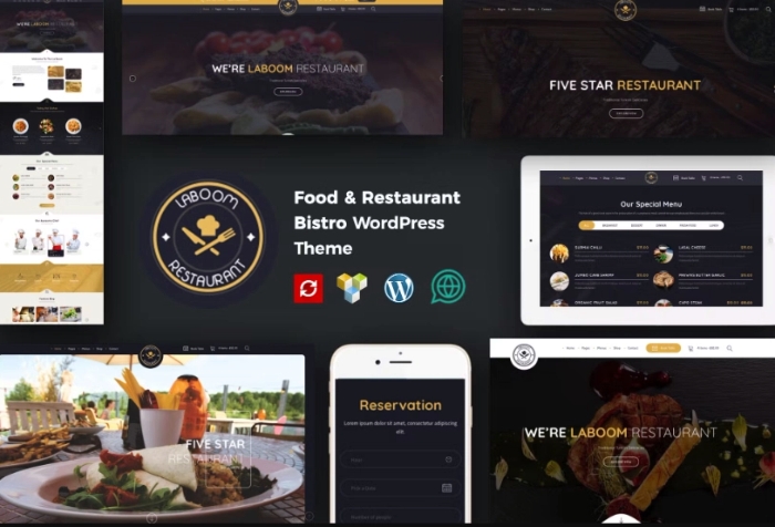 La Boom - Food & Restaurant Bistro WP Theme 2.6.1