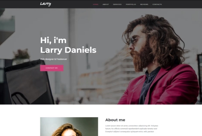 Larry. – Personal WordPress Theme 1.0.2